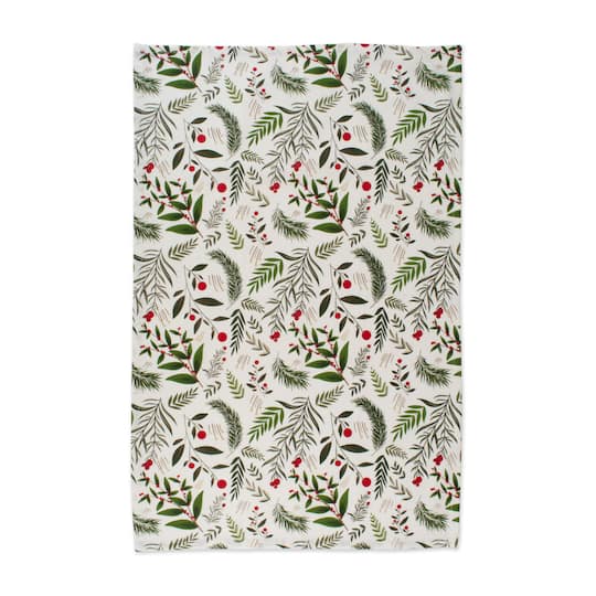 DII® Boughs Of Holly Dishtowel Set
